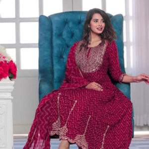 👗 *Premium Rayon Fabric Discharge Printed With Heavy Sequence Dori Embroidery Work On Yoke + Border Embroidery 3.5 Mtr Full Flair Anarkali Kurti Paired With Discharge Printed Pant With Emb. and Topping Gold Printed Dupatta With Gotta Lace* *Note:- Heavy Quality Always* 💃💃💃 ⭐Size: *M/38,L/40,XL/42,XXL/44* ⭐Fabric: *Premium Rayon* ⭐Product: *Kurti + Pant + Dupatta* ⭐Color`s: *Single Color* ⭐Work: *Sequence + Dori Embroidery*