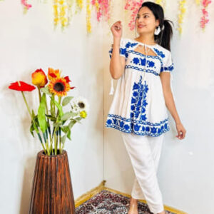 cotton dress kurti+pant