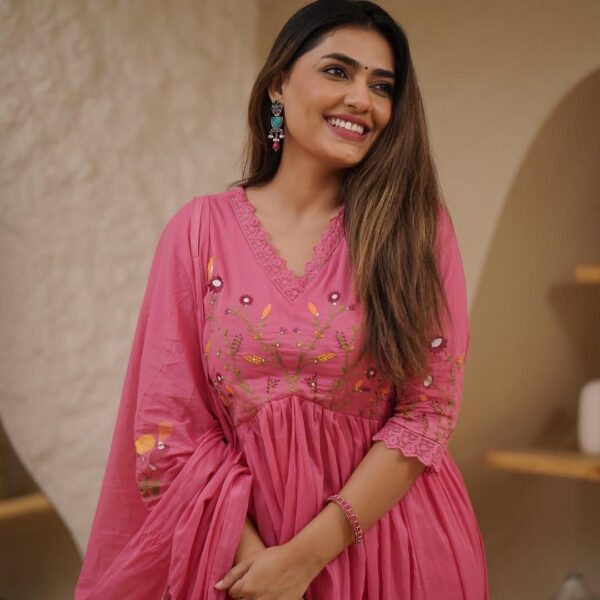 Women's printed cotton kurta & pant or dupatta set