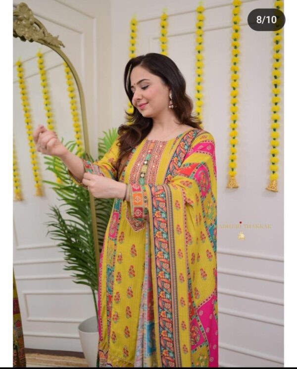 Pure Muslin : Top, Bottom & Dupatta