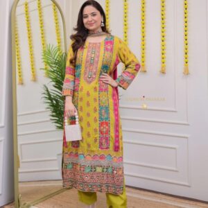 Pure Muslin : Top, Bottom & Dupatta