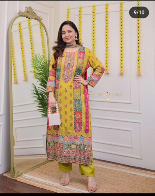 Pure Muslin : Top, Bottom & Dupatta