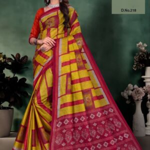 PURE Cotton printed saree