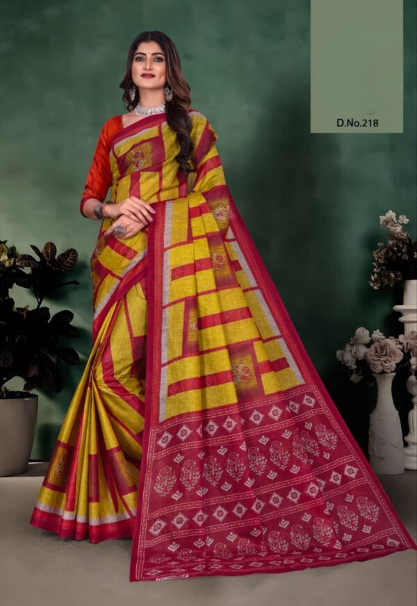PURE Cotton printed saree