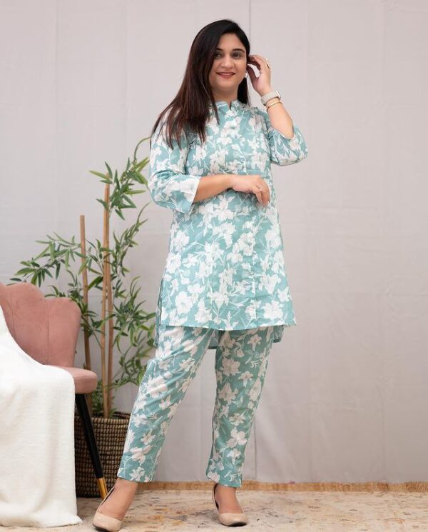 New summer Cotton print co-ord set